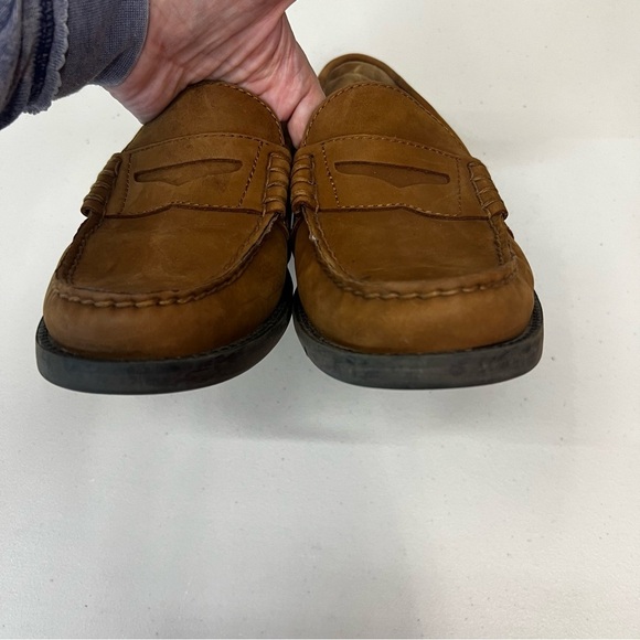 Ralph Lauren Tan Suede Kennith Slip On Loafers Size 8.5D - Picture 6 of 10